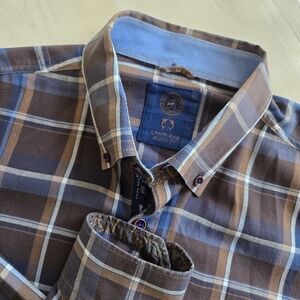 🇮🇹CAMPIONE Men's Brown Plaid Shirt